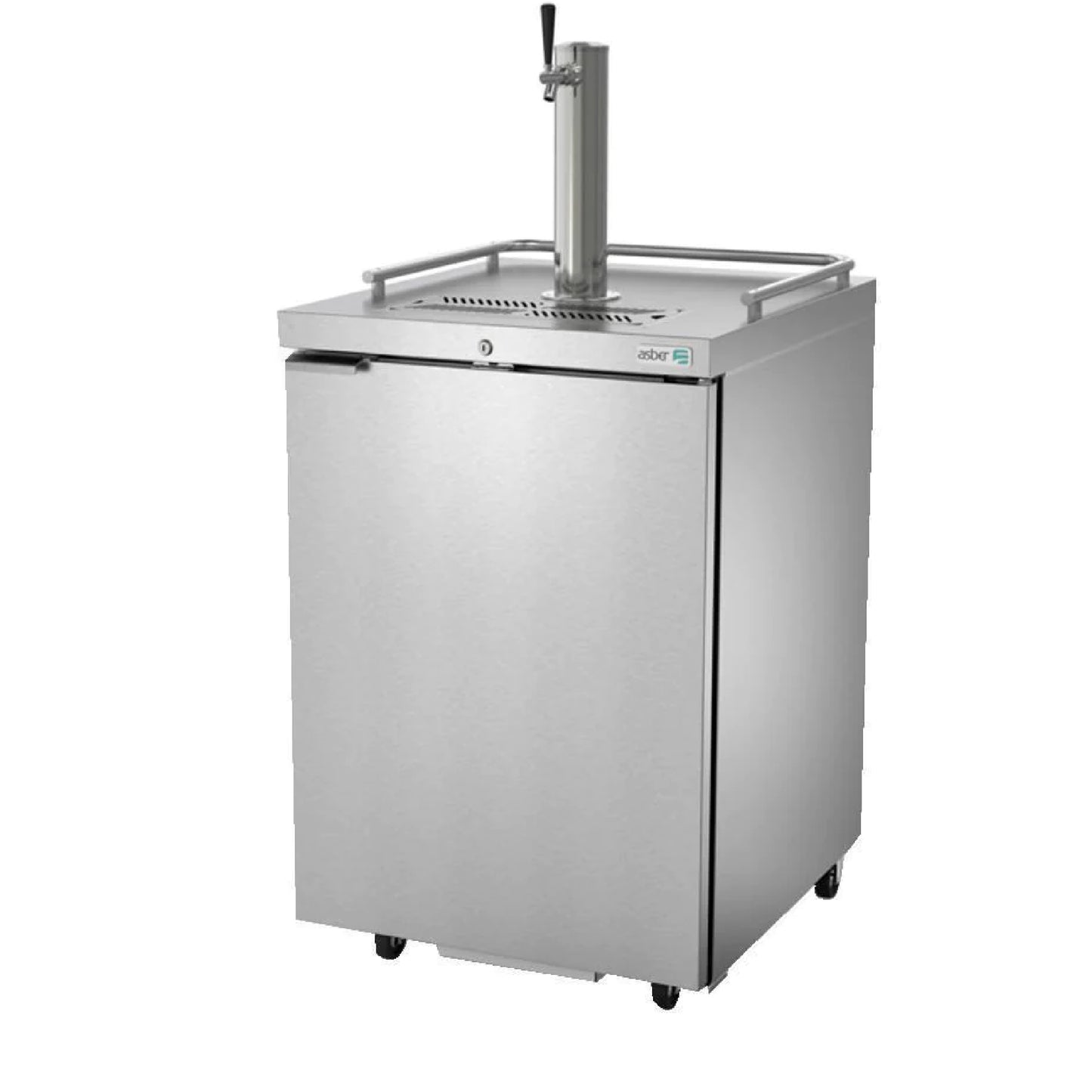 DISPENSADOR REFRIGERADO EN A.I. - 1 PUERTA SOLIDA - 1 TORRE - 1 DISP. - CERRADURA EN PUERTA + LUZ INT.