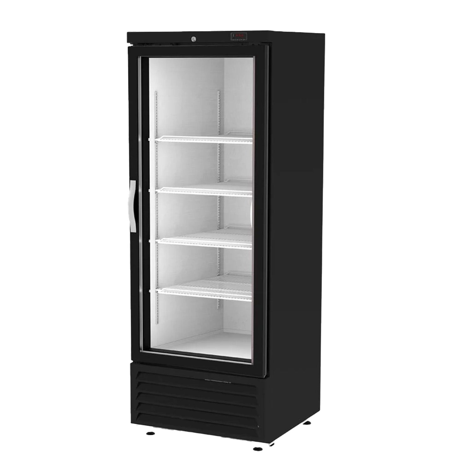 Refrigerador Merchandiser 17´ 1 Puerta de Cristal Asber Color Negro ARM-17 HC