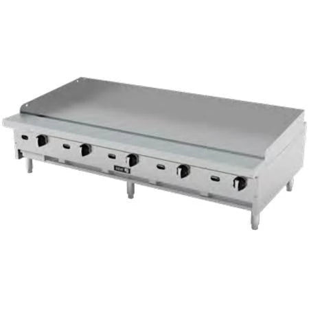PLANCHA LISA TERMOSTATICA A GAS CON PLACA DE 1". RESTAURANT LINE