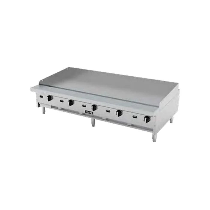 PLANCHA LISA TERMOSTATICA A GAS CON PLACA DE 1". RESTAURANT LINE