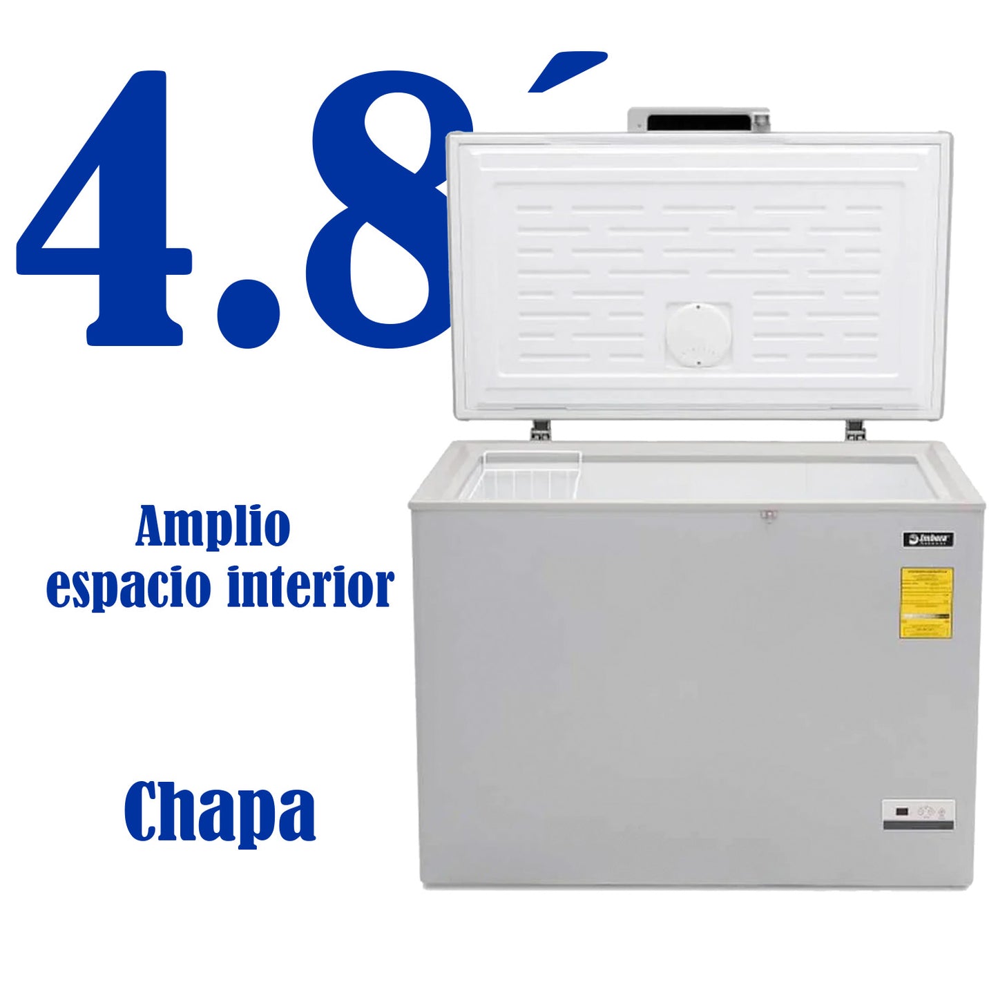 Congelador Horizontal Cofre Doble Temperatura 1 Puerta 10 Pies Imbera Hf-10
