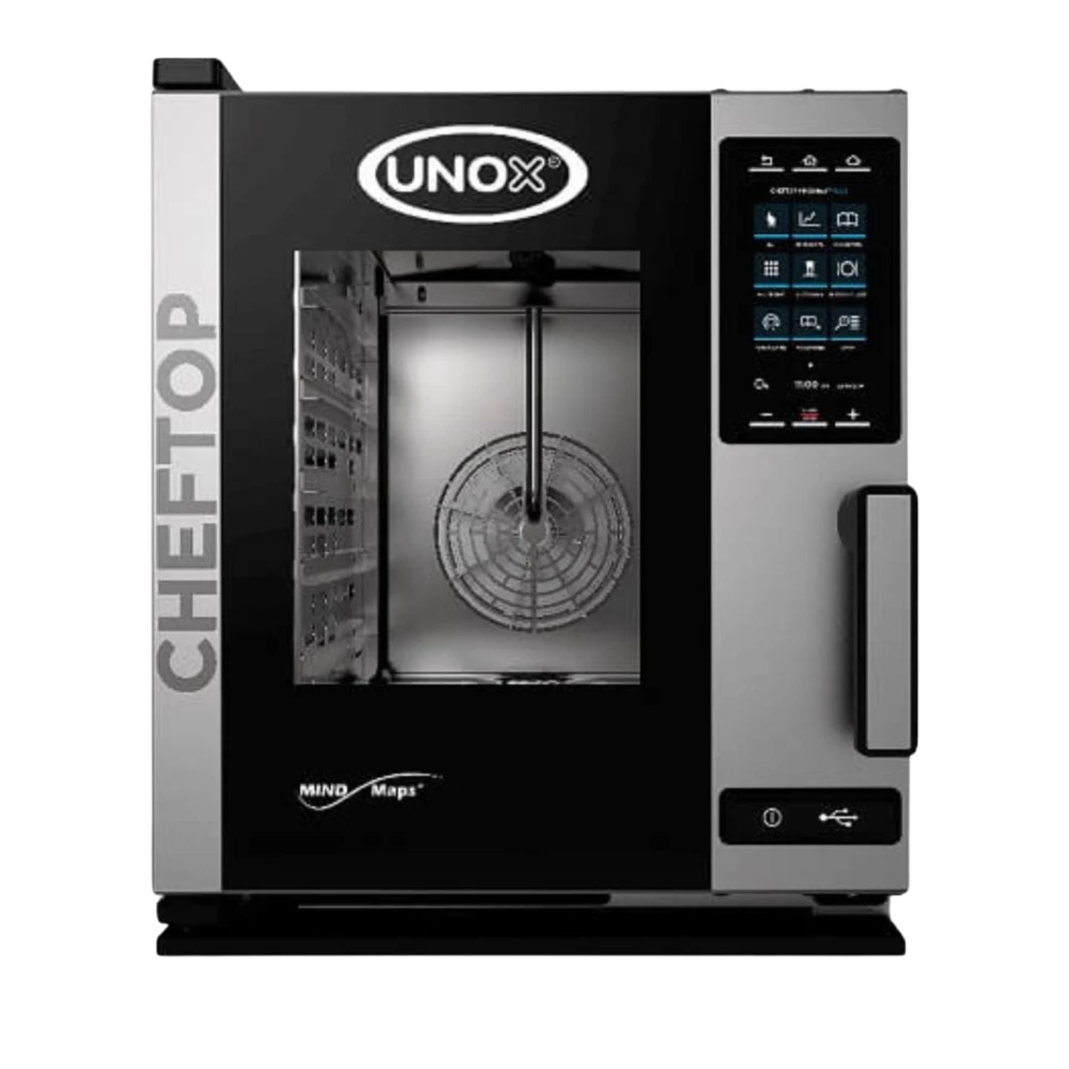 Horno Cheftop Unox MIND.Maps 5 Charolas Electrico XECC-0523