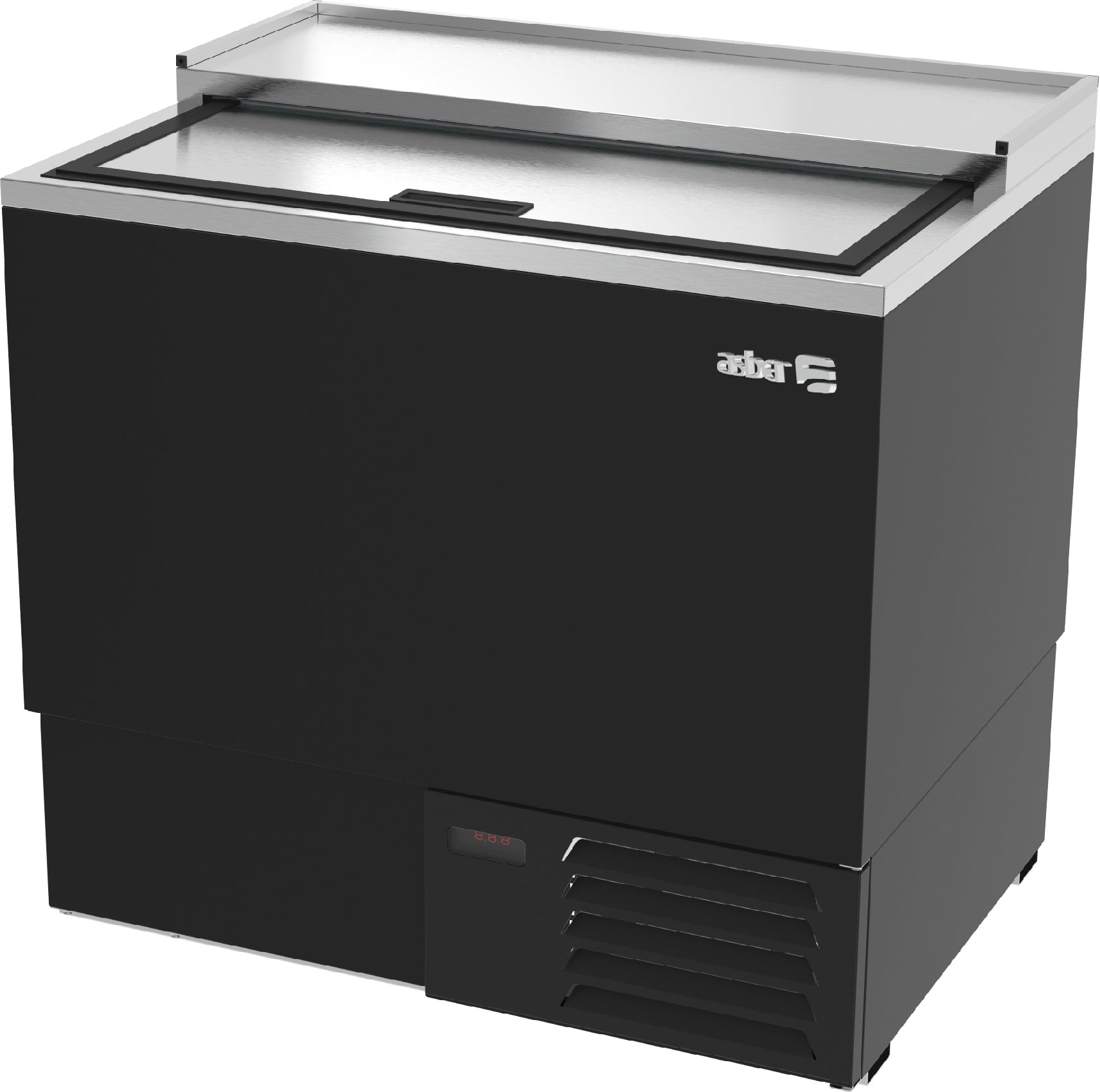 Refrigerador/Congelador de Tarros 1 Puerta Corredizas Cuerpo de Acero Inoxidable AGF-36 HC