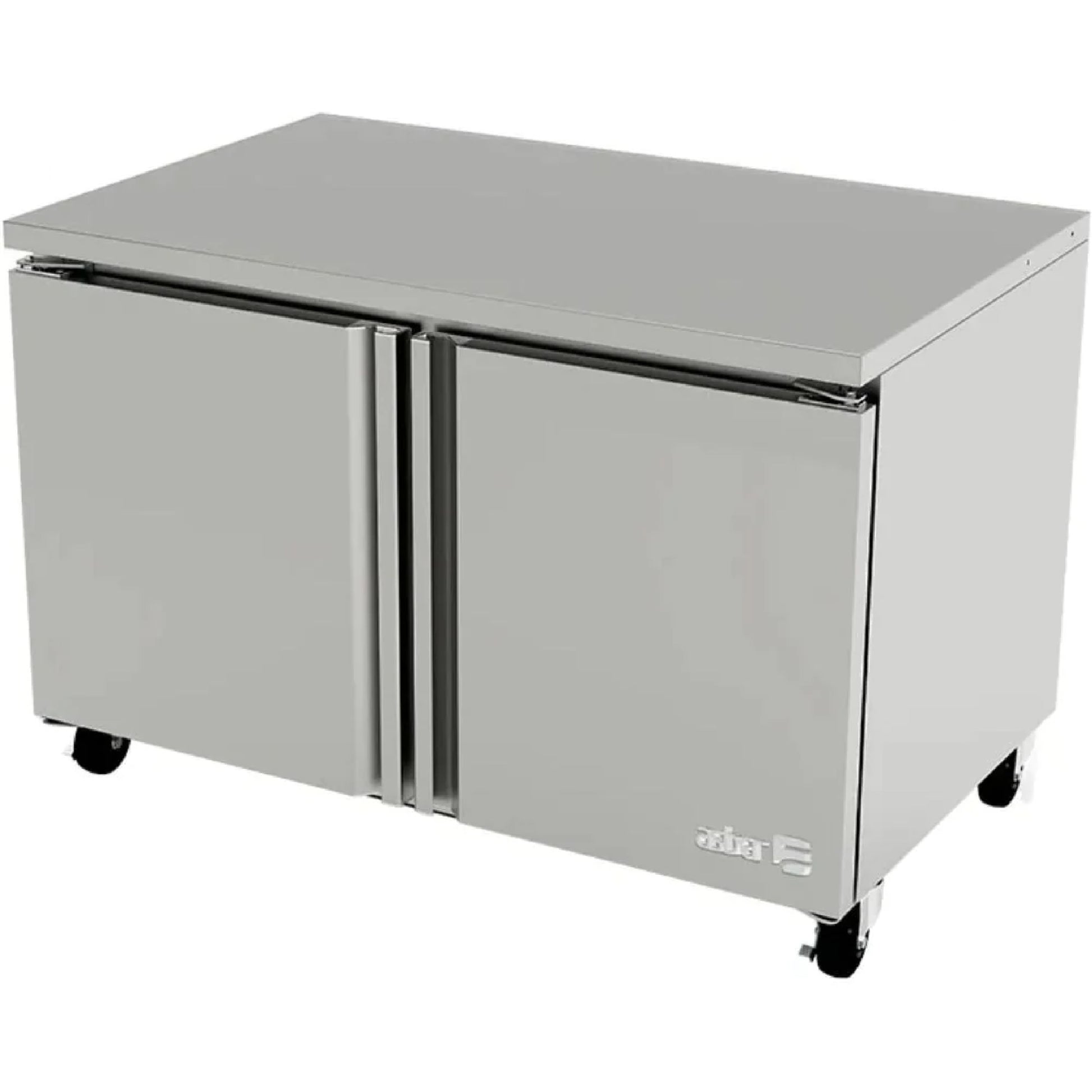 Mesa Refrigerada Bajo Mostrador 2 Puertas Asber Acero Inoxidable AUTR-48 HC