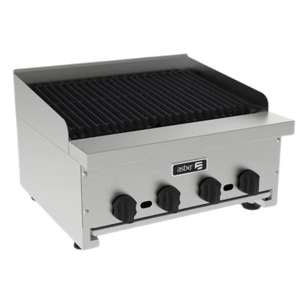 Asador A Gas Con Sercha Perimetral Asber - Radiante - Snack Line ASRB-24
