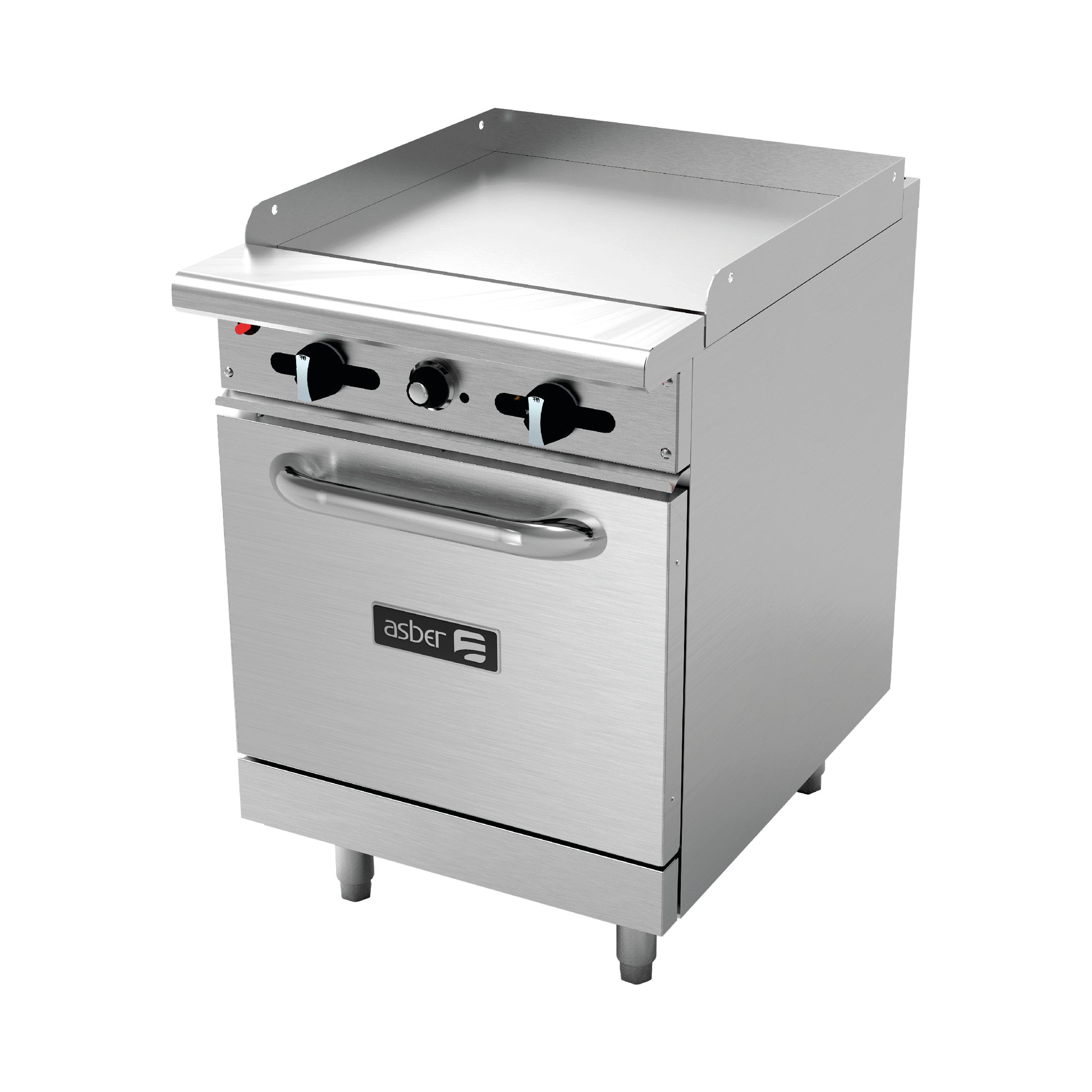 Plancha y Horno 2 Quemadores Asber AER-G24-24-H
