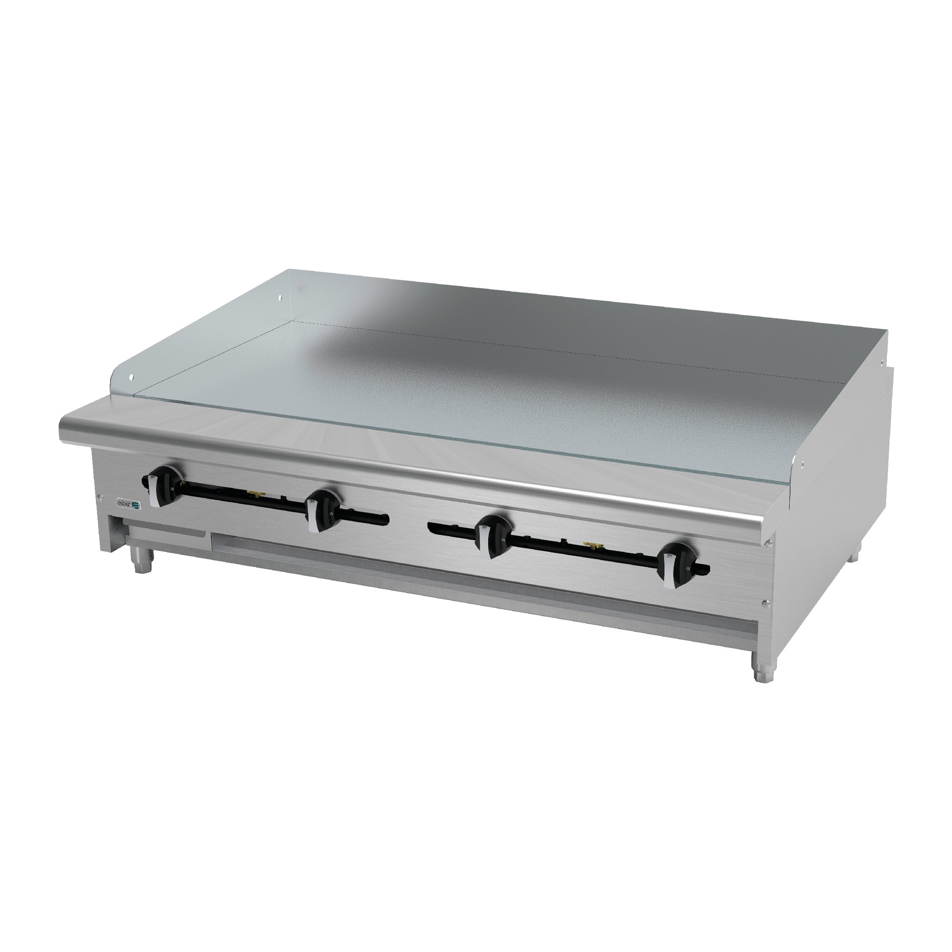 Plancha a Gas de 4 Quemadores Teriyaki Teppanyaki Asber AEMG-48-H