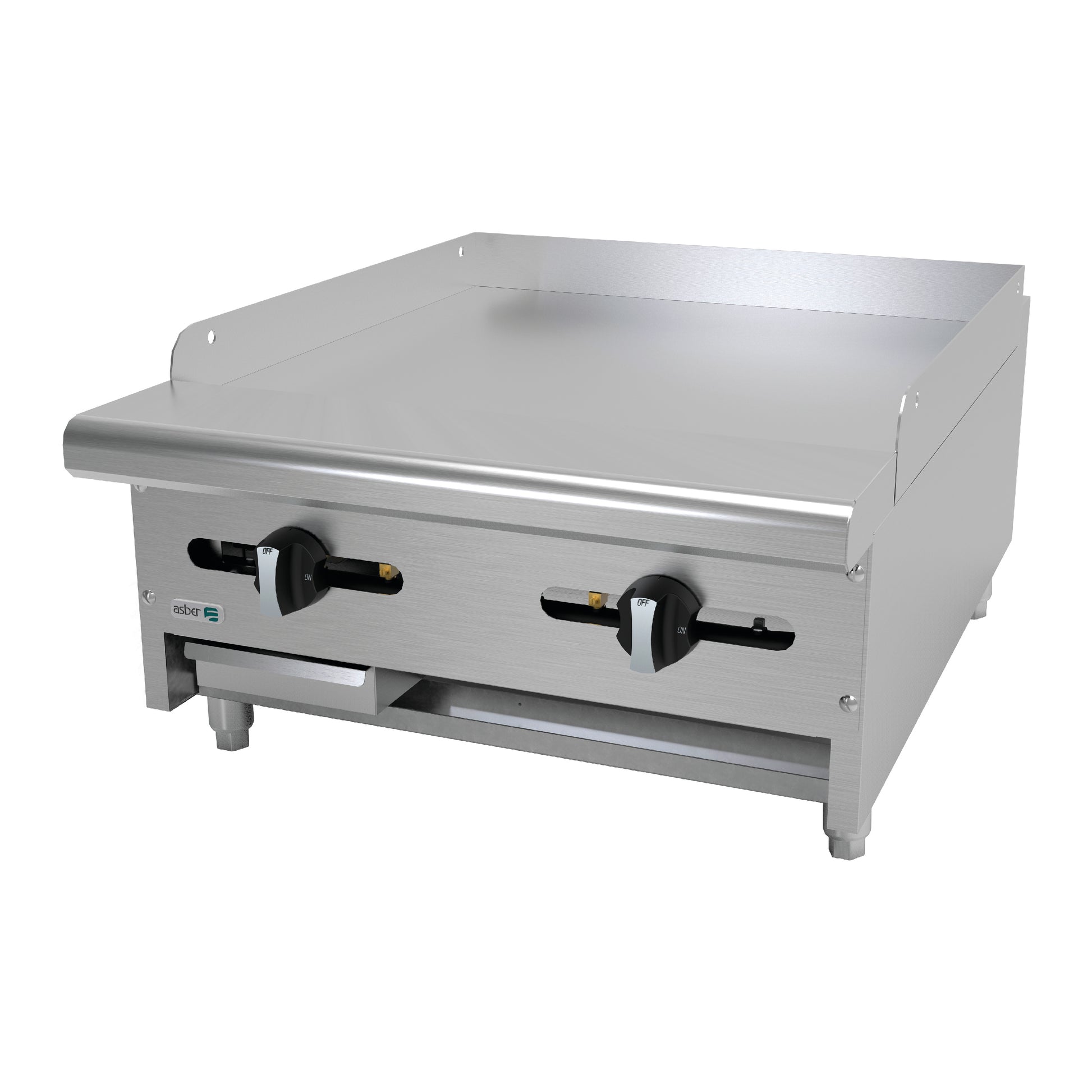 Plancha de 24" Acero Inoxidable Teriyaki Teppanyaki Asber AEMG-24
