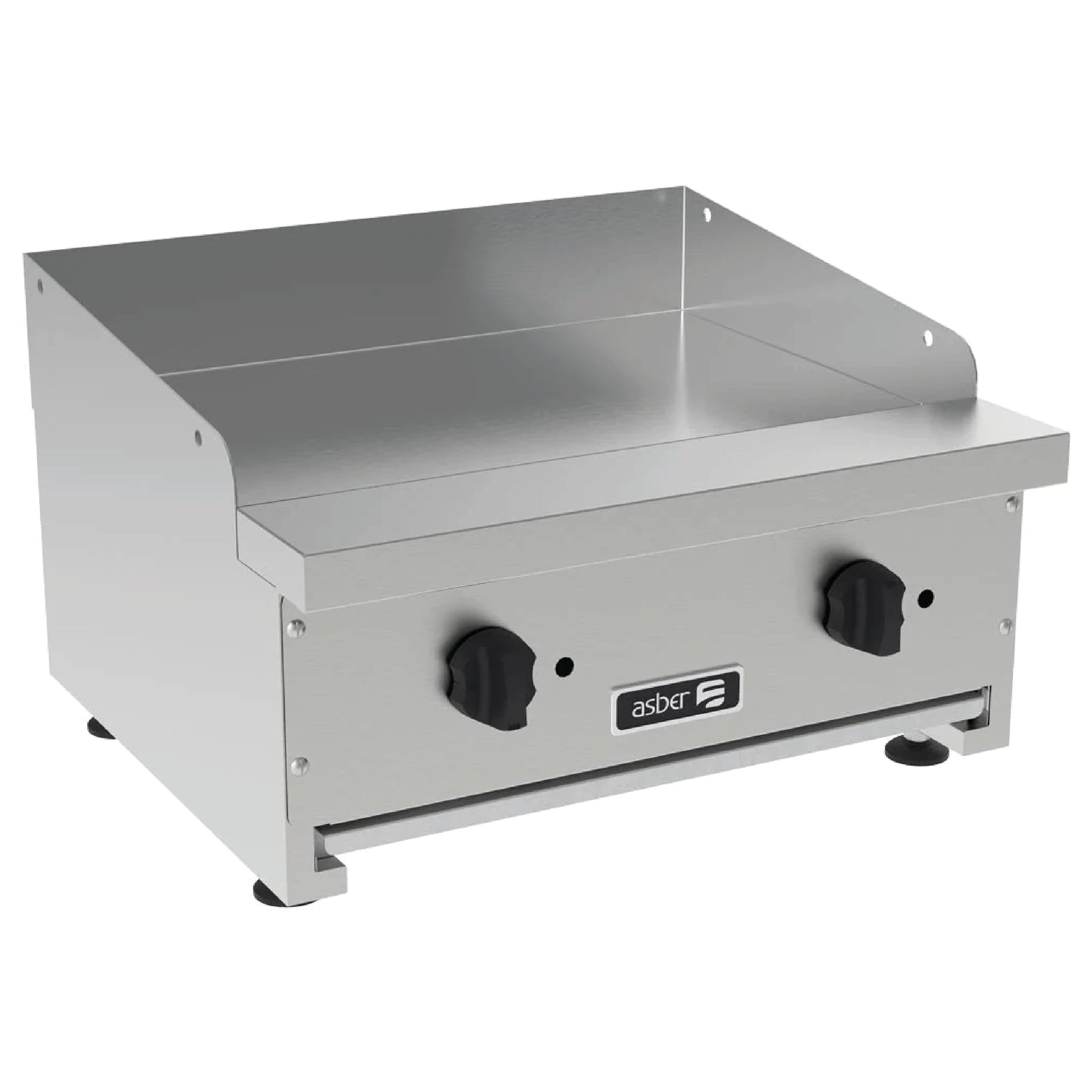Plancha lisa a Gas 2 Quemadores Asber ASMG-24