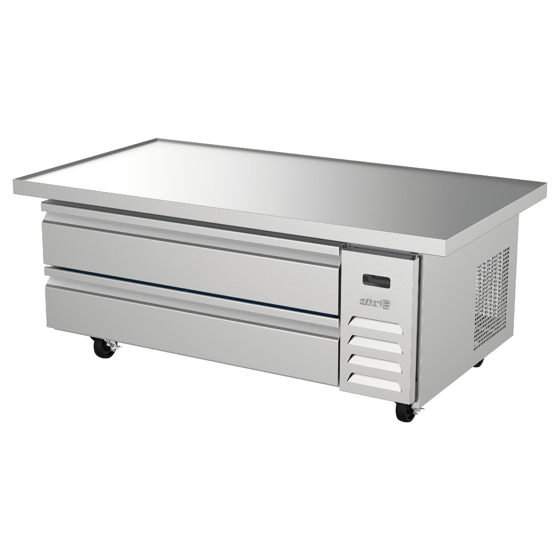 Base De Chef Refrigerada Asber Con 2 Cajones Cubierta Con Borde Antiderrame ACBR-52/60 HC