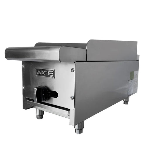 ASADOR A GAS CON CERCHA PERIMETRAL - PIEDRA VOLCANICA. RESTAURANT LINE