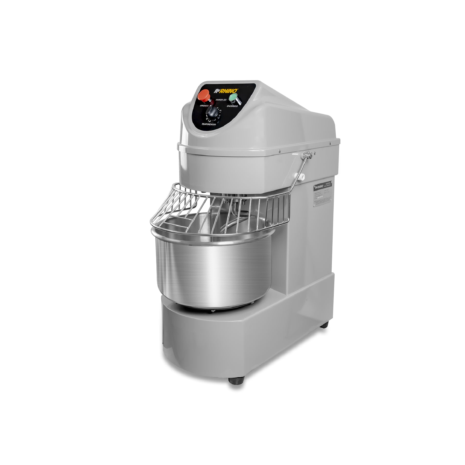 Amasadora Rotación Espiral 20 Lt Rhino AMASA-20
