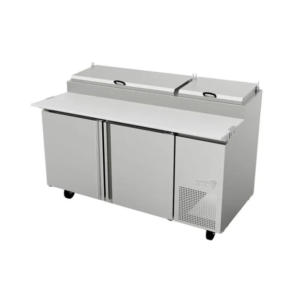 MESA REFRIG. DE PREP. - PIZZAS. TABLA DE CORTE DE 19". PREMIUM LINE. NUEVO LANZAMIENTO. PRECIO EN PROMOCIÓN