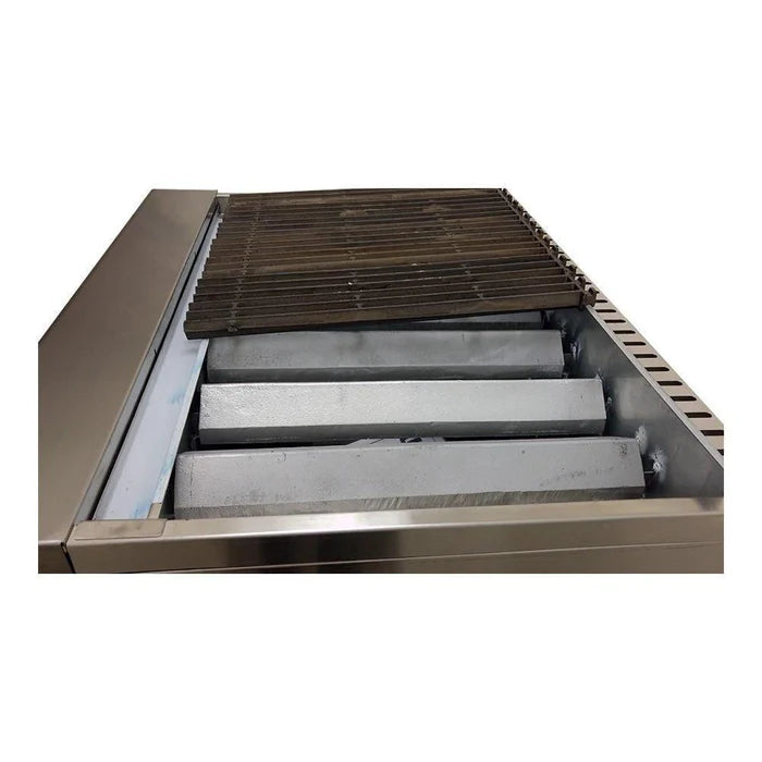 ASADOR A GAS CON CERCHA PERIMETRAL - RADIANTE. RESTAURANT LINE