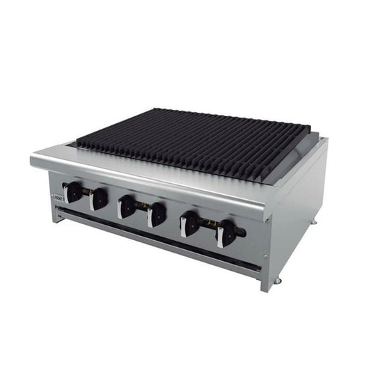 ASADOR A GAS CON CERCHA PERIMETRAL - RADIANTE. RESTAURANT LINE