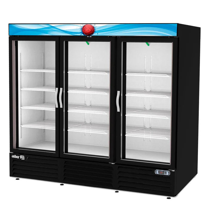REFRIGERADOR 3 CUERPOS CON DISPLAY - 3 PUERTAS DE CRISTAL. MERCHANDISER LINE