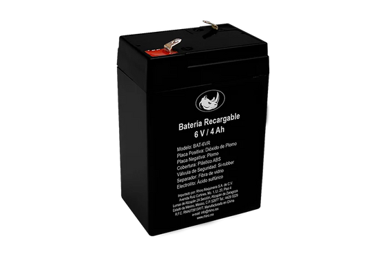 Bateria Recargable 6V / 4Ah Rhino BAT-6VR