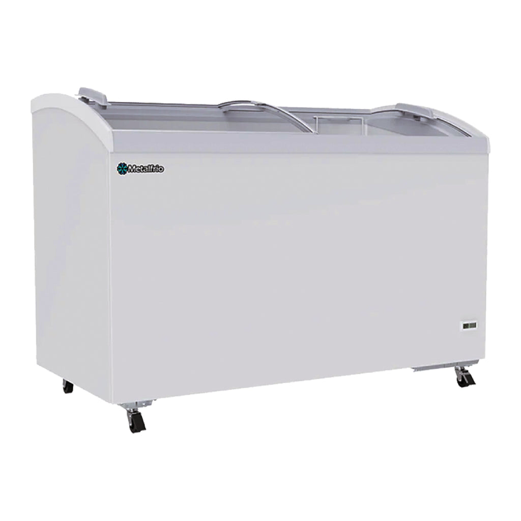 Congelador Horizontal Puerta Cristal Curvo 14fts Metalfrío CHC400