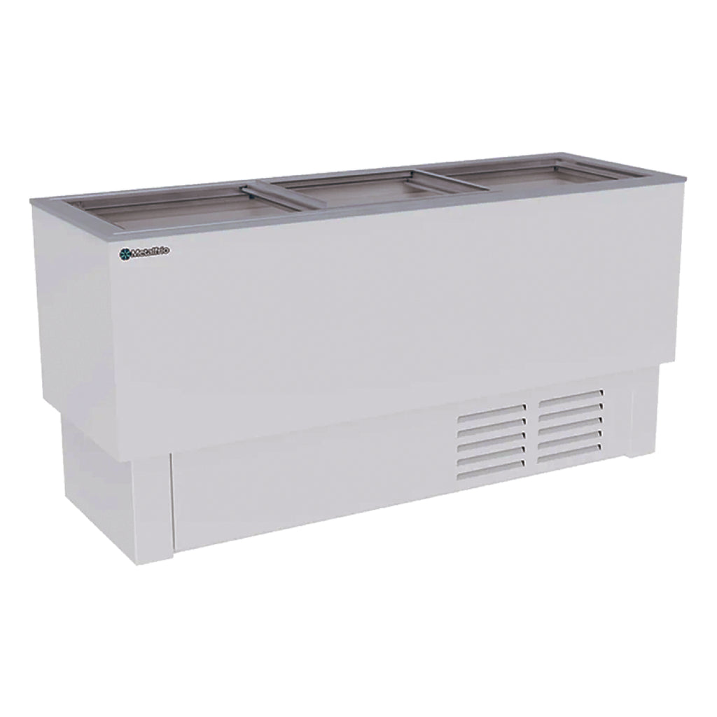 Congelador Horizontal Puerta Cristal Plano 17fts Metalfrío CHV15