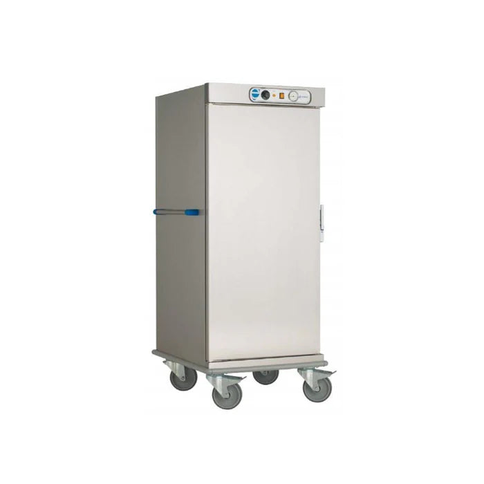 CARRO CALIENTE BANQUETERO CAPACIDAD PARA 20 PARRILAS GN-2/1 NO INCLUIDAS.