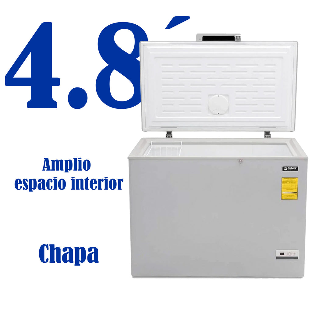 Congelador Horizontal Cofre Doble Temperatura 1 Puerta 10 Pies Imbera Hf-10