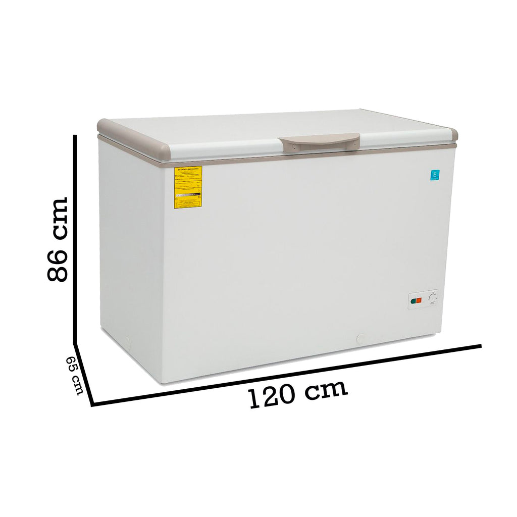 Congelador Horizontal Solido Cofre 15 Pies Gris Imbera Hf-15-1F