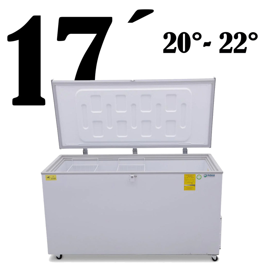 Congelador Horizontal Cofre Control Temperatura Tapa Solida 17 Pies Imbera Hfs-17