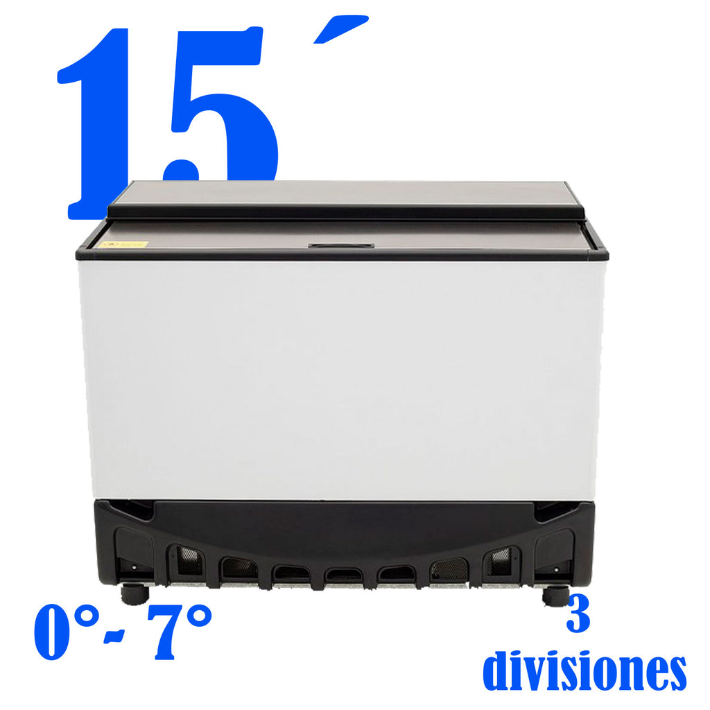 Refrigerador Botellero 1 Tapa Corrediza 15 Pies Cubicos Imbera HR15