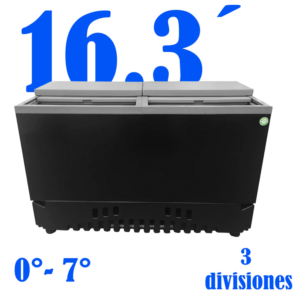 Botellero Solido Doble Tapa Corrediza 18 pies 457 Lts. Imbera HR18 D