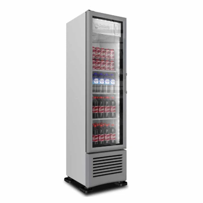 Refrigerador Vertical 1 Puerta Cristal Luz Led 115V. 1/6 HP Imbera VR08