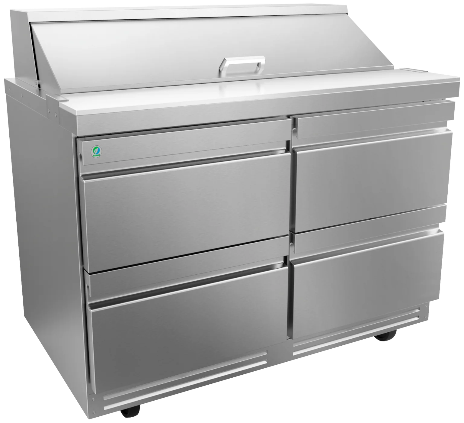 MESA REFRIG. DE PREP. - ENSALADAS - 4 CAJONES. PREMIUM LINE. | APTS 48 12 D4 P HC