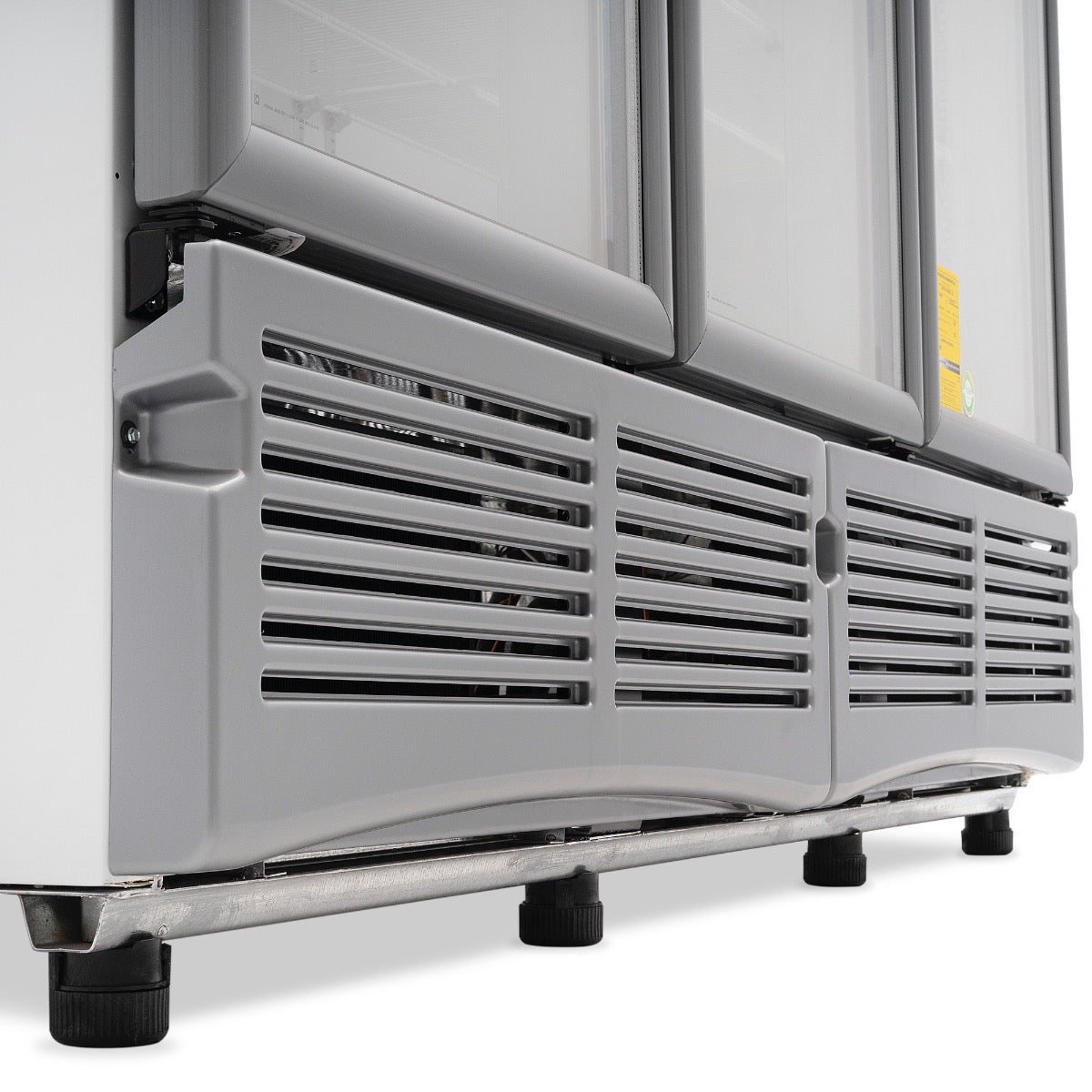 Refrigerador Vertical 3 Puertas Cristal Luz Led 115V. 1/3 HP Imbera G3T72