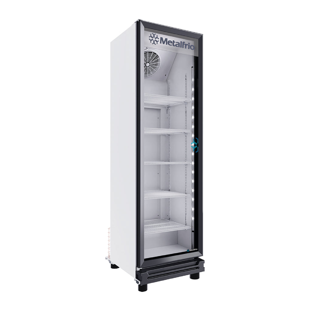 Refrigerador Vertical Full Glass 1 Puerta Cristal 10fts Metalfrío RB100