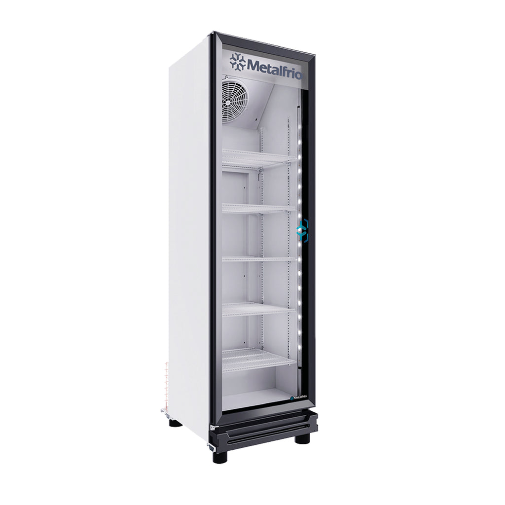 Refrigerador Vertical Full Glass 1 Puerta Cristal 12fts Metalfrío RB410