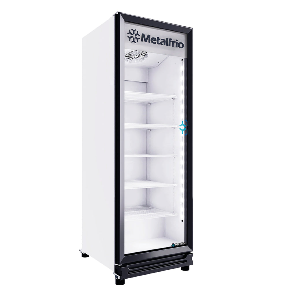 Refrigerador Vertical Full Glass Door 1 Puerta Cristal 21fts Metalfrío RB470