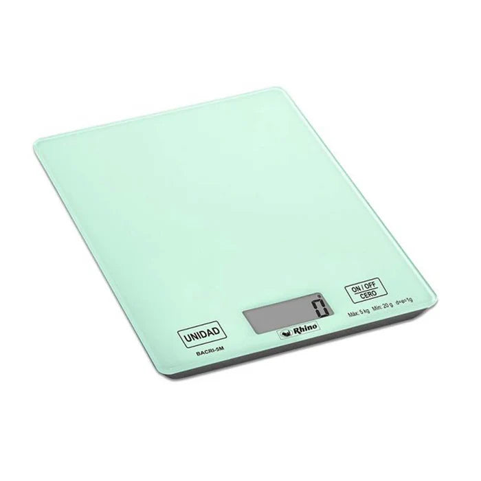Báscula Plato de Cristal Templado 5kg/1g