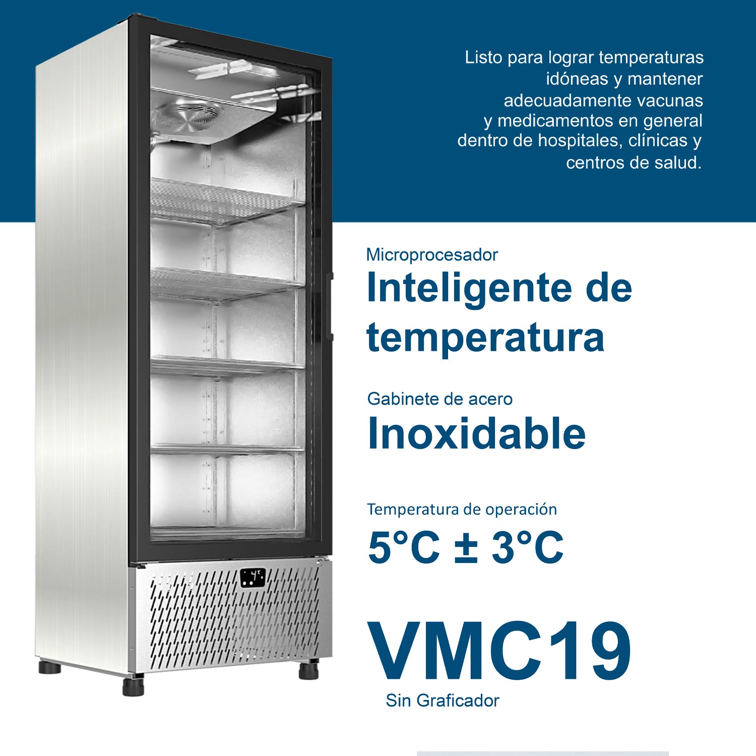 Refrigerador médico para laboratorios VMC19B -M1