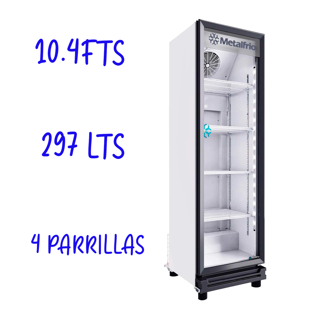 Refrigerador Cervecero 1 Puerta Cristal 297lts Metalfrío VN25