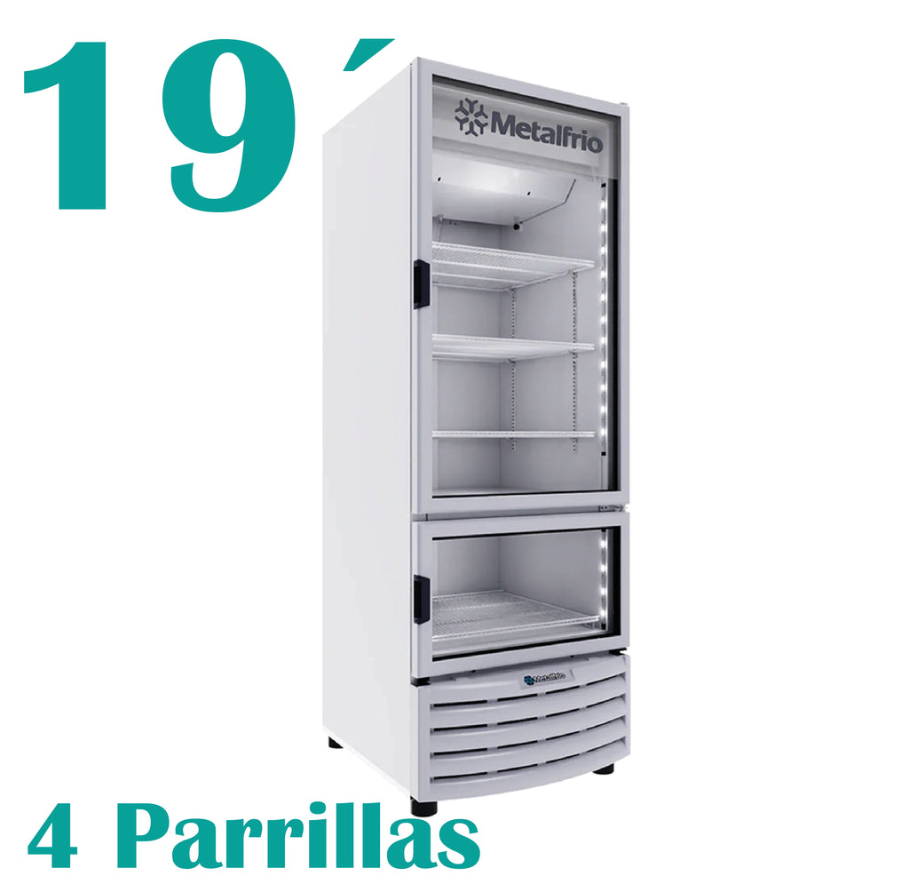 Refrigerador Cervecero 1 Puerta Cristal 605lts Metalfrío VN55