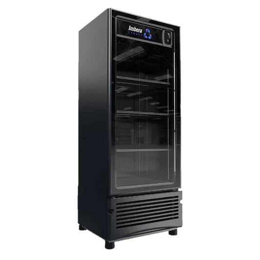 Refrigerador Vertical Cobalt 1 Puerta Cristal Luz Led 115V. 1/4 HP Imbera Vr17C