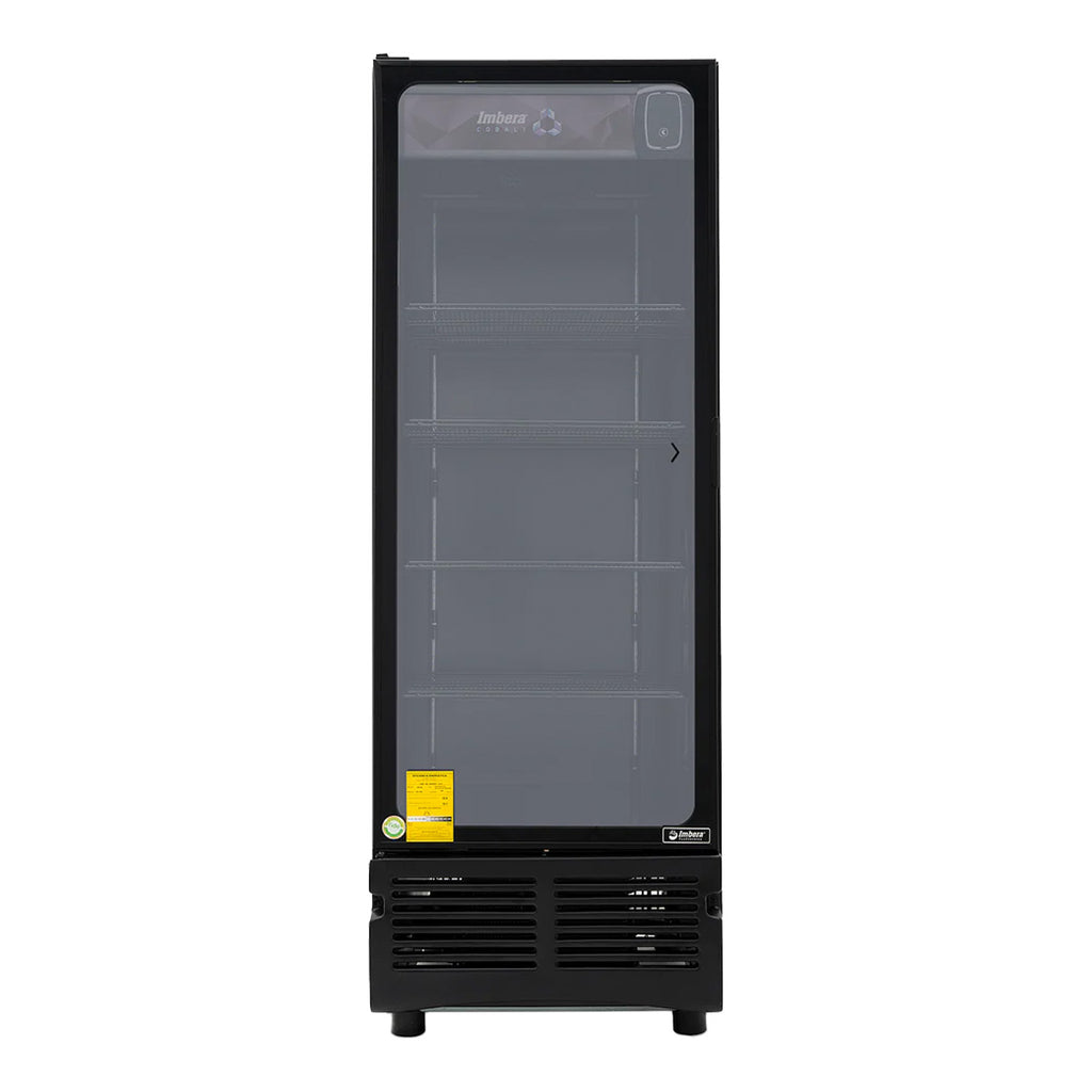 Refrigerador Vertical Cobalt 1 Puerta Cristal Luz Led 115V. 1/4 HP Imbera Vr25