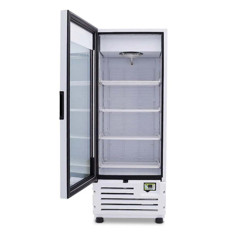 Congelador Vertical 1 Puerta Cristal 16 Pies Luz Led 1/2 HP Imbera Vfs16