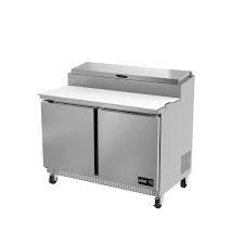 MESA REFRIG. DE PREP. - PIZZAS. TABLA DE CORTE DE 18"