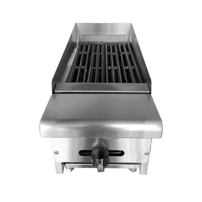 ASADOR A GAS CON CERCHA PERIMETRAL - PIEDRA VOLCANICA. RESTAURANT LINE